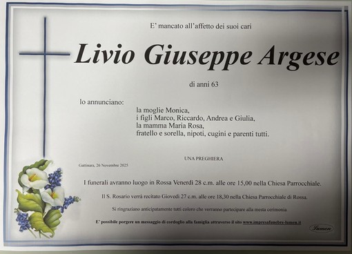 Livio Giuseppe Argese Livio Giuseppe Argese