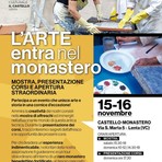 “L’arte entra nel monastero”: a Lenta un weekend tra affreschi, storia e creatività