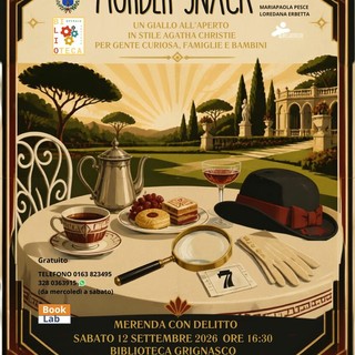 Grignasco, una “merenda con delitto” per celebrare Agatha Christie Grignasco, una “merenda con delitto” per celebrare Agatha Christie