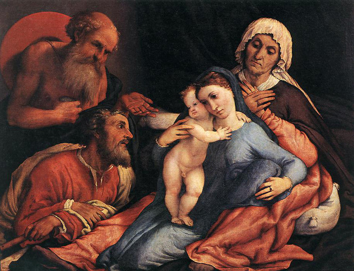 Lorenzo Lotto. Sacra Famiglia