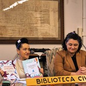A Varallo presentata in biblioteca la prima fiaba valsesiana illustrata per bambini: “La Dama Bianca del Corno Bianco”