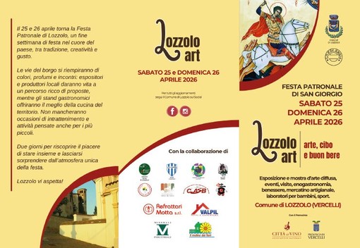 Lozzolo celebra San Giorgio con LozzoloArt: due giorni tra cortili aperti, artisti, sapori e festa di paese