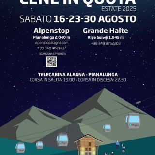 Ultimo appuntamento con le &quot;Cene in Quota&quot; ad Alagna