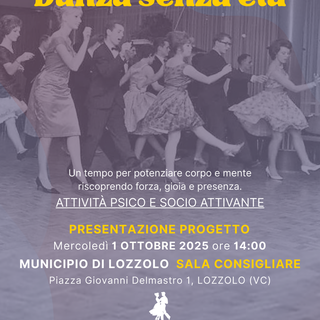 A Lozzolo &quot;Danza senza età&quot; dedicato agli over 60