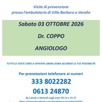Varallo, visite angiologiche di prevenzione a Villa Barbara