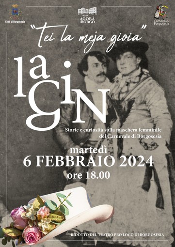 Borgosesia: “TEI LA MEJA GIOIA” al teatro Pro Loco una serata culturale dedicata al Gin