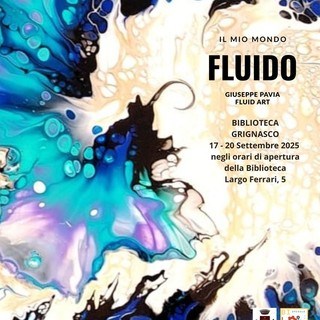 Biblioteca di Grignasco: arriva la Fluid Art di Giuseppe Pavia