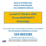 Varallo, visite di prevenzione con la dottoressa Martinotti a Villa Barbara
