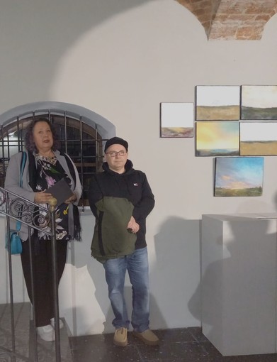 Ghemme, la pittura di Massimiliano Rusconi esplora il “Vuoto” a Spazio E