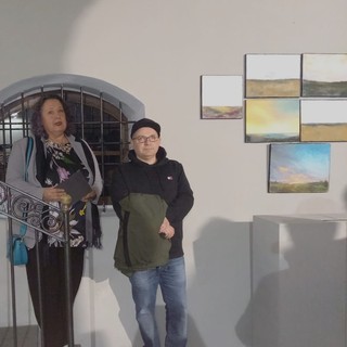 Ghemme, la pittura di Massimiliano Rusconi esplora il “Vuoto” a Spazio E