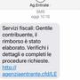 Falso SMS dell’Agenzia delle Entrate, attenzione alla truffa del rimborso Falso SMS dell’Agenzia delle Entrate, attenzione alla truffa del rimborso