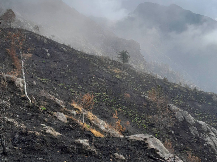 Rifugio Monte Barone, il primo sopralluogo dopo l’incendio - Foto pagina Facebook RIfugio Monte Barone Rifugio Monte Barone, il primo sopralluogo dopo l’incendio - Foto pagina Facebook RIfugio Monte Barone
