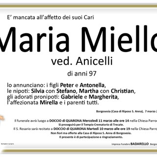 Maria Miello, ved. Anicelli