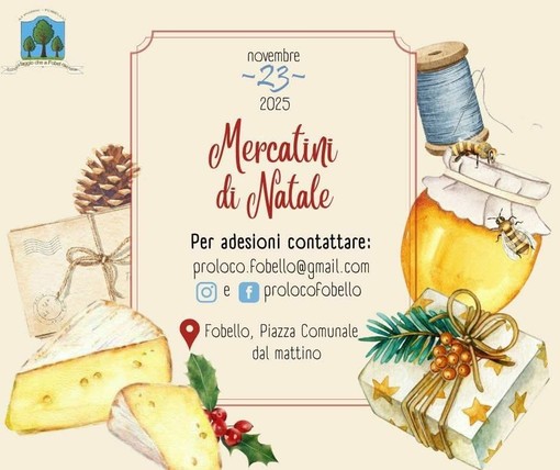 Fobello si prepara ai Mercatini di Natale: appuntamento il 23 novembre in Piazza Comunale