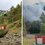 Incendio in Valsessera, situazione ancora critica: si difendono abitazioni e collegamenti