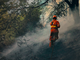 Incendio Monte Barone, inquinamento atmosferico: PM10 sopra la media - Foto AIB Bruzolo