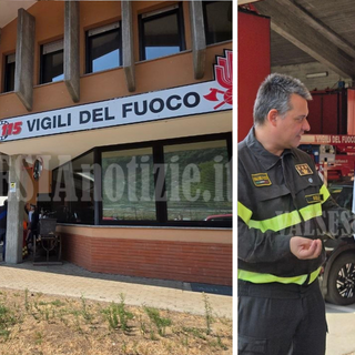 Incendio sul Monte Barone, Pichetto in Valsesia: tappa dai Vigili del Fuoco di Varallo