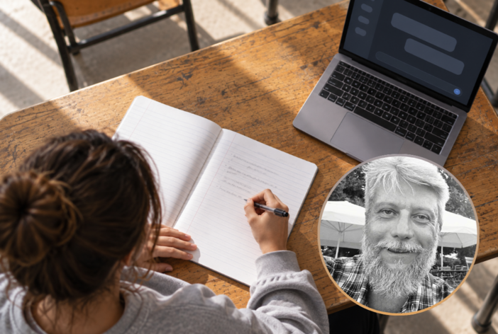 IA e studio: è giusto utilizzare l’intelligenza artificiale a scuola? - Immagine modificata con IA