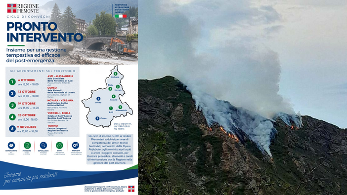 Regione Piemonte, emergenze e calamità: domani l'incontro per Biella e Vercelli Regione Piemonte, emergenze e calamità: domani l'incontro per Biella e Vercelli