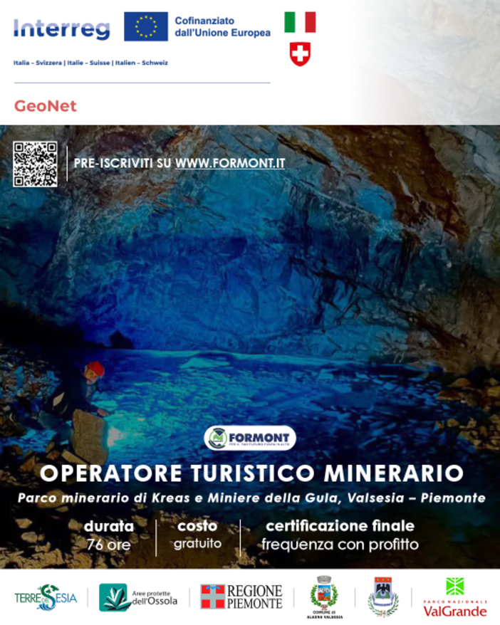 In Valsesia al via il corso gratuito per Operatore Turistico Minerario