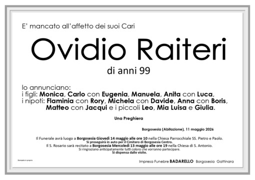 Ovidio Raiteri