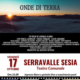 “Onde di Terra”: al Teatro Comunale di Serravalle una serata di grande cinema piemontese