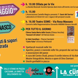Grignasco, il 17 maggio Vie in Festa tra artisti, hobbisti e sapori in strada