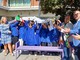 Borgomanero, inaugurata la panchina lilla contro i disturbi alimentari
