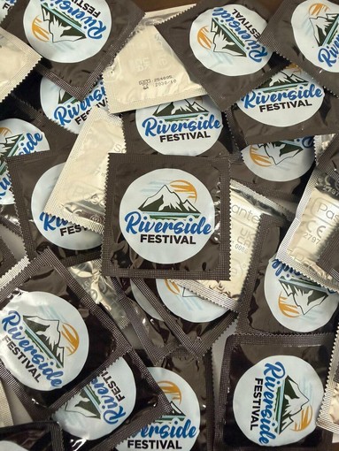 Quarona: mille profilattici in distribuzione al Riverside Festival