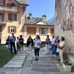 Riva Valdobbia, grande partecipazione alla visita della monumentale chiesa parrocchiale