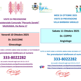 Proseguono le visite di prevenzione promosse da Igea