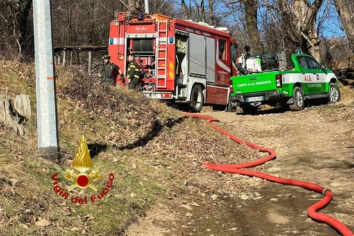 Principio d'incendio al Fei di Quarona Principio d'incendio al Fei di Quarona
