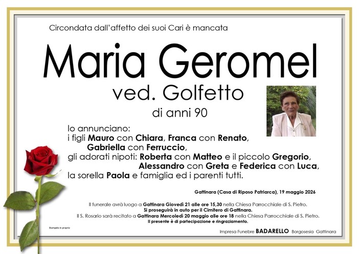 Maria Geromel, ved. Golfetto
