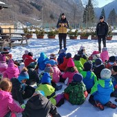 A lezione di montagna con il S.A.G.F.: ad Alagna i finanzieri insegnano sicurezza ai più piccoli