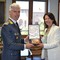 Il comandante interregionale Virgilio Pomponi in visita alla Guardia di Finanza di Vercelli
