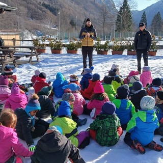 A lezione di montagna con il S.A.G.F.: ad Alagna i finanzieri insegnano sicurezza ai più piccoli
