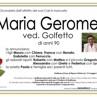 Maria Geromel, ved. Golfetto