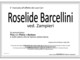 Roselide Barcellini, ved. Zampieri