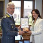 Il comandante interregionale Virgilio Pomponi in visita alla Guardia di Finanza di Vercelli