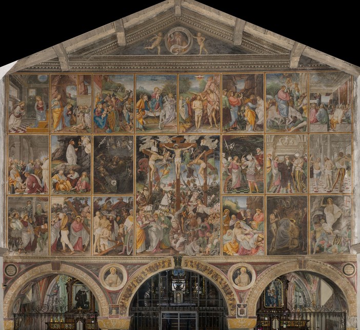 Varallo, iniziato il restauro delle Storie della Passione di Gaudenzio Ferrari in Santa Maria delle Grazie