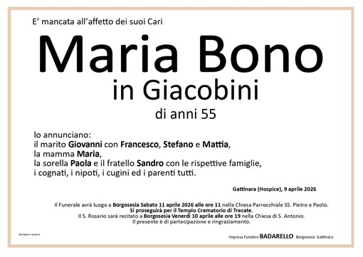 Maria Bono in Giacobini