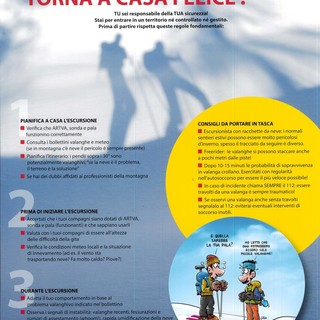 Valsesia, torna la campagna di prevenzione sulla neve: “Informati, divertiti, torna a casa felice”