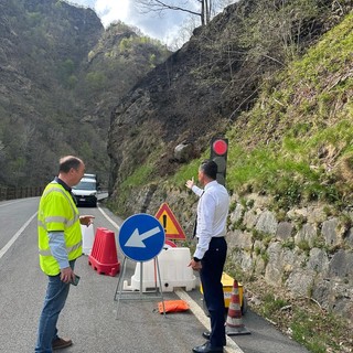 Riapertura della strada in Valsesia: completata la barriera paramassi, traffico a senso unico alternato dalle 19