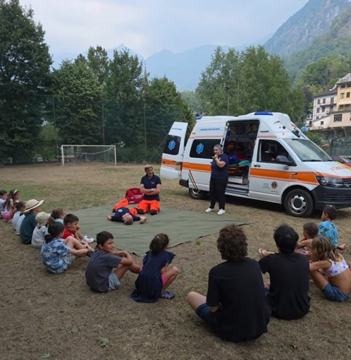 Campertogno, tanti bambini al laboratorio di primo soccorso con il SAV