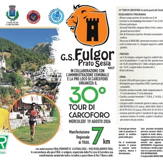 Carcoforo, il 19 agosto torna il Tour: trentesima edizione tra trail e corsa amatoriale