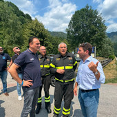 Incendi in Piemonte, Cirio al centro di comando di Varallo per Cravagliana