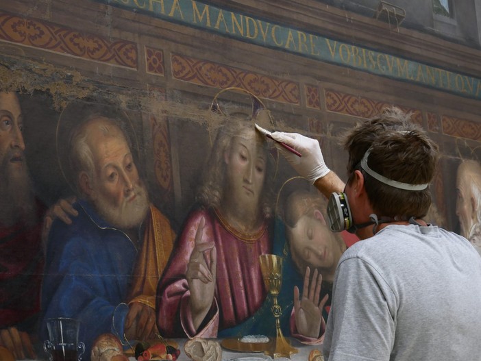 Varallo, l’Ultima Cena di Santa Maria delle Grazie torna a splendere dopo il restauro alla Venaria Reale - foto dal sito palazzodeimusei.it