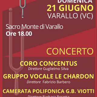 Iter Vocis 2026 fa tappa al Sacro Monte di Varallo con tre cori in concerto