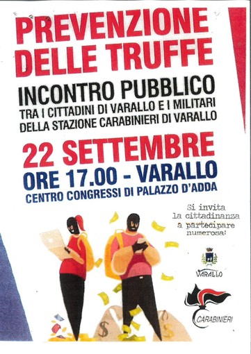 A Varallo: incontro con i Carabinieri sulla prevenzione delle truffe