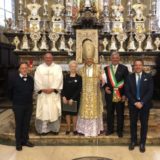 A Varallo si festeggia la Madonna Incoronata: alcuni scatti col Vescovo di Ivrea.